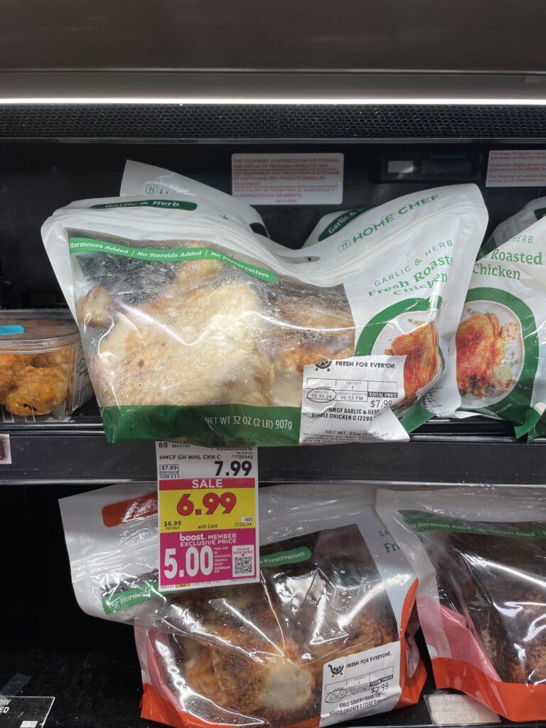  Home Chef Savory Fresh Roasted Chicken Kroger Shelf Image