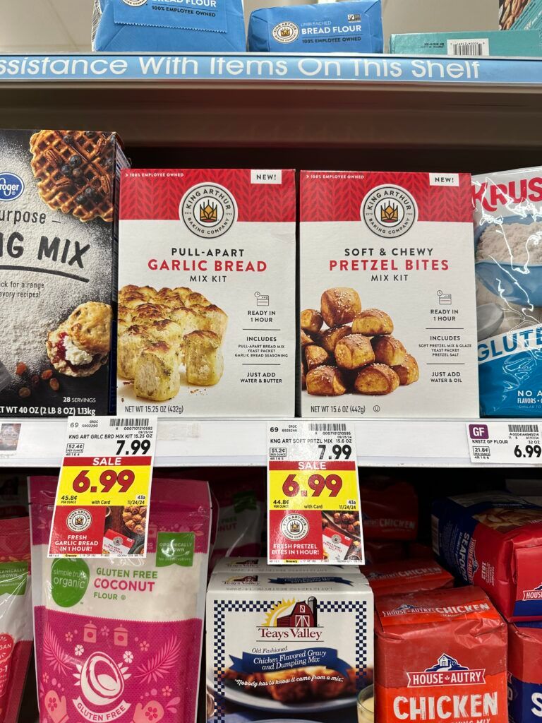 king arthur bread mix kit kroger shelf image