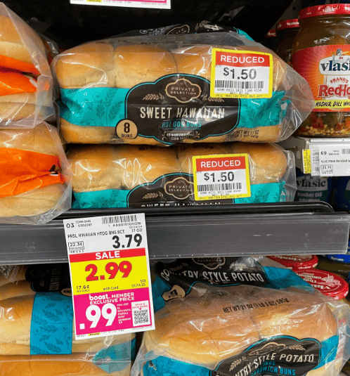 Private Selection Buns Kroger Shelf Image