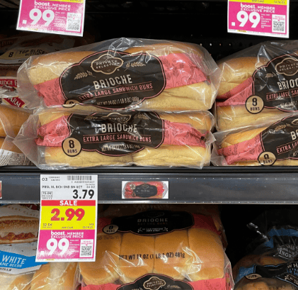 Private Selection Buns Kroger Shelf Image