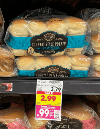 Private Selection Buns Kroger Shelf Image