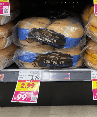 Private Selection Buns Kroger Shelf Image