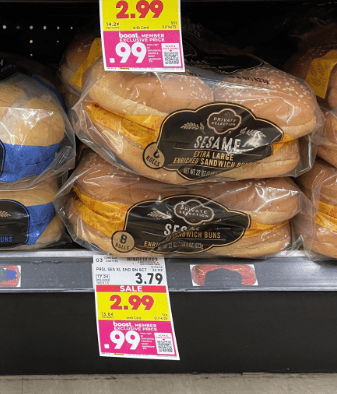 Private Selection Buns Kroger Shelf Image