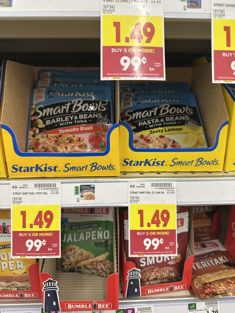 tarkist Tuna Pouches Kroger Shelf Image 