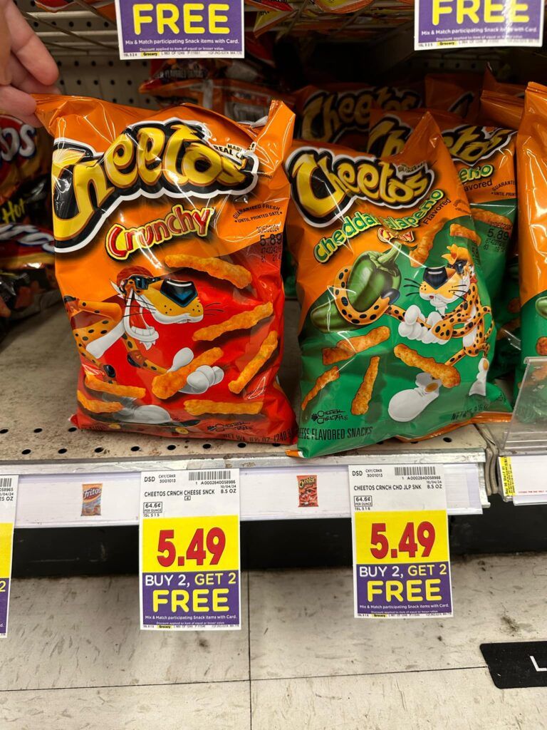 cheetos kroger shelf image