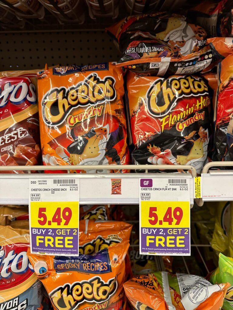 cheetos kroger shelf image