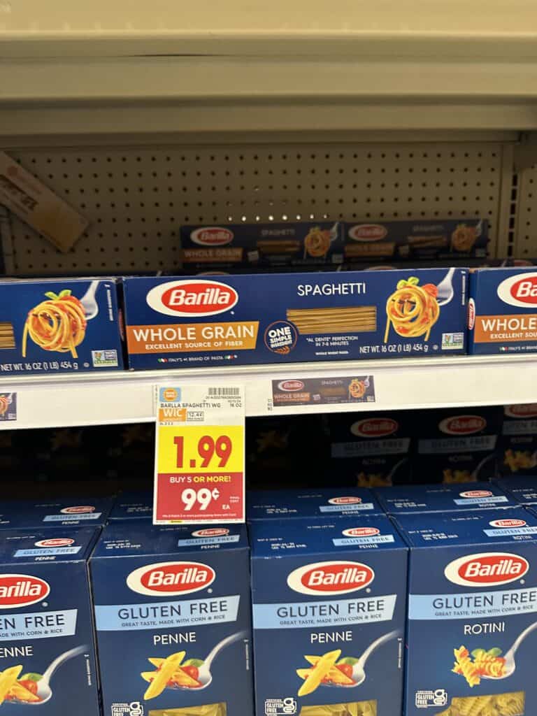 barilla pasta kroger shelf image (1)