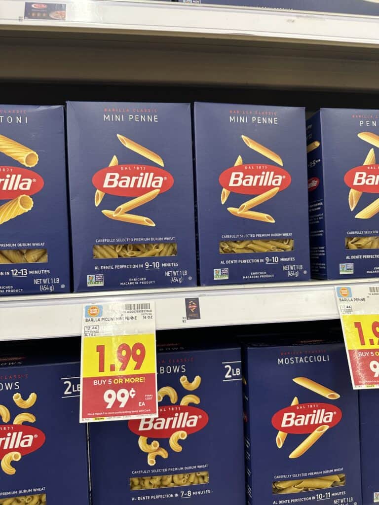 barilla pasta kroger shelf image (1)