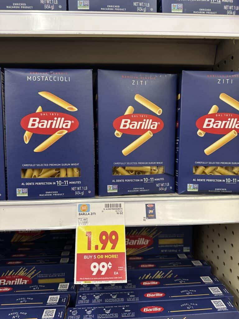 barilla pasta kroger shelf image (1)