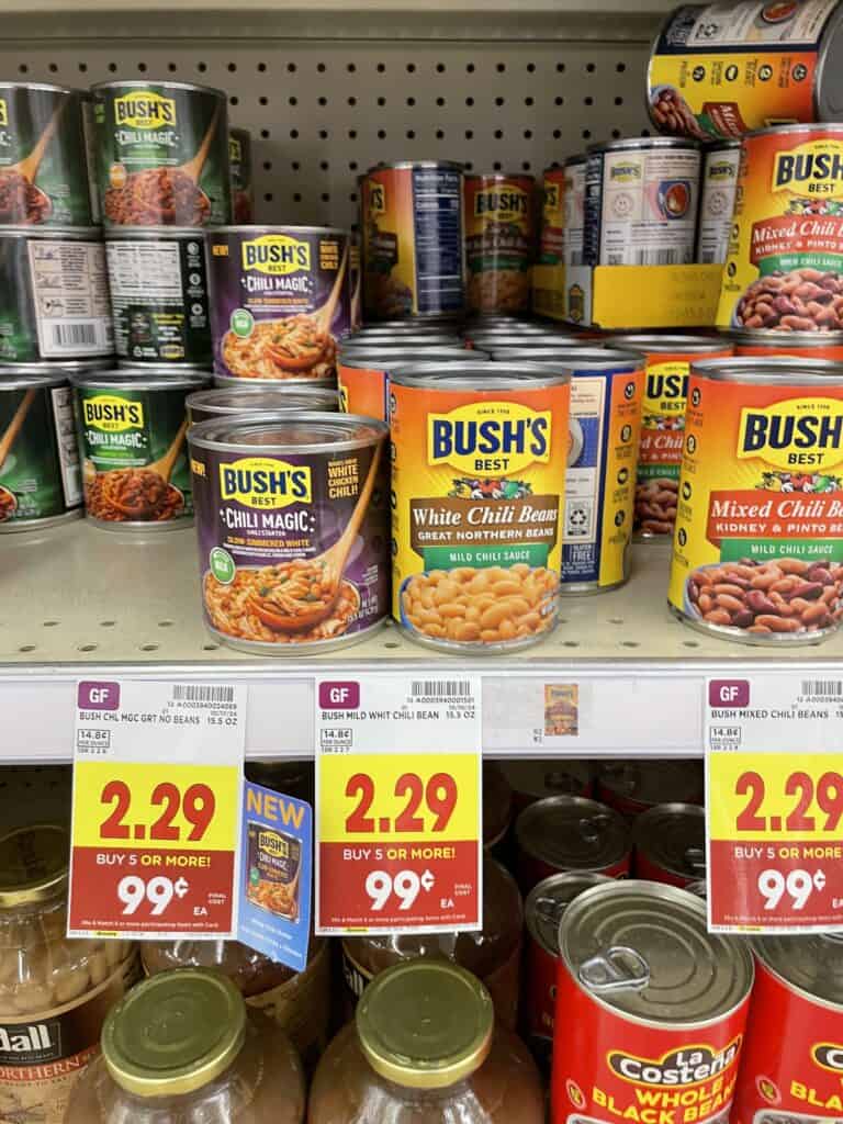 bush's best beans kroger shelf image (1)