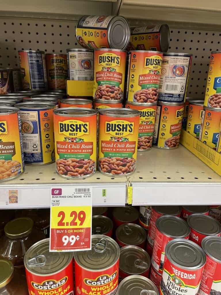 bush's best beans kroger shelf image (1)