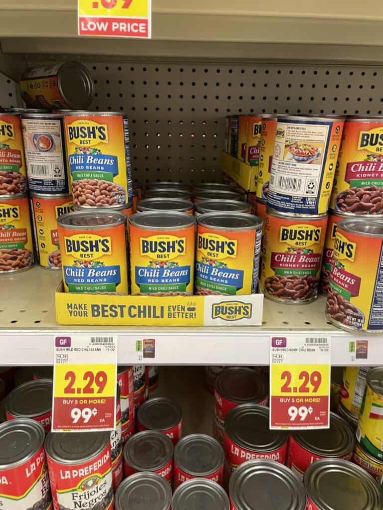 bush's best beans kroger shelf image (1)