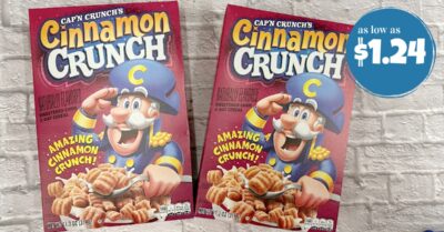 cap'n crunch cinnamon cereal kroger krazy