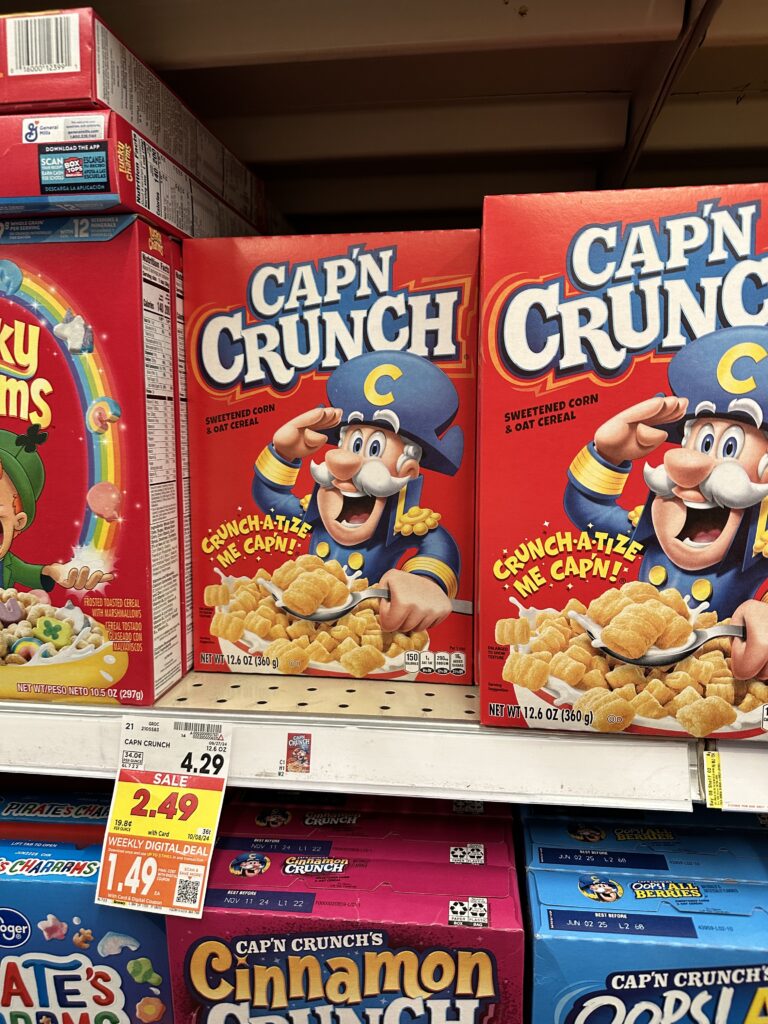 cap'n crunch kroger shelf image (2)