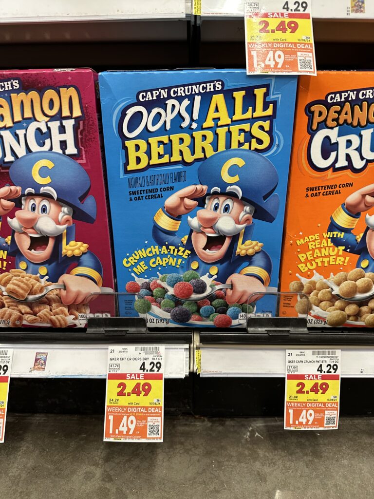 cap'n crunch kroger shelf image (2)