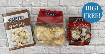 delallo gnocchi, pappardelle and tortellini kroger krazy