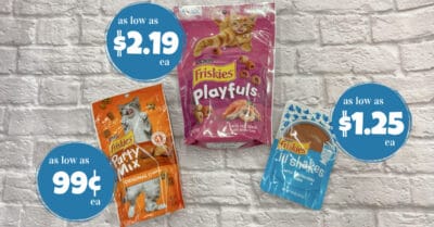 friskies party mix, playfuls and lil shakes kroger krazy