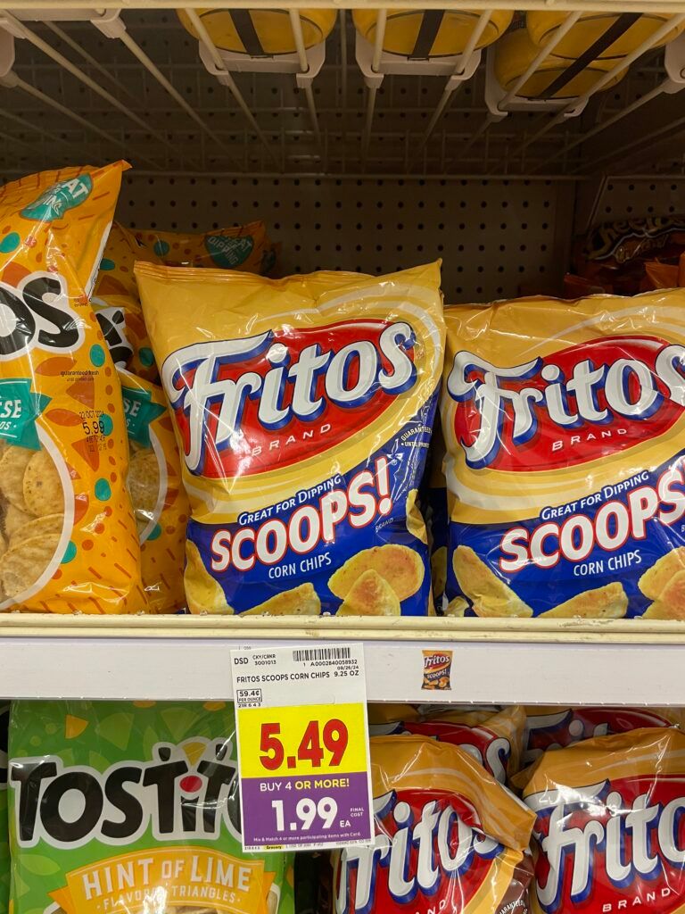 doritos, tostitos, cheetos and lays kroger shelf image' (1)