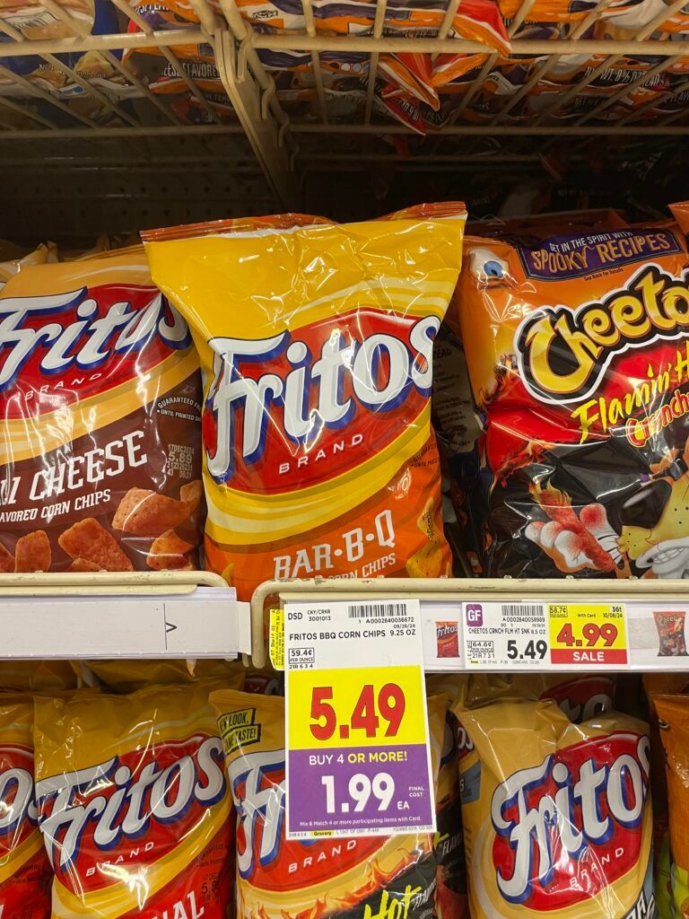 doritos, tostitos, cheetos and lays kroger shelf image' (1)