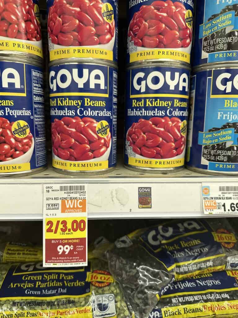 goya beans kroger shelf image (1)