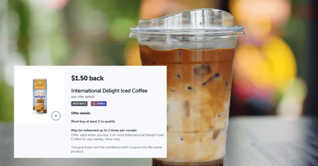 international delight iced coffee ibotta rebate kroger