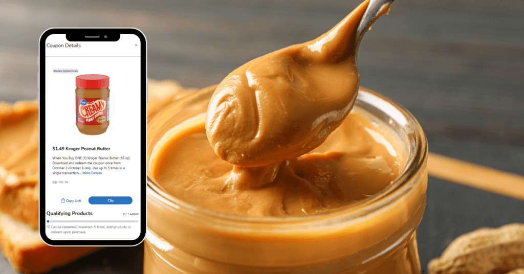 kroger peanut butter digital