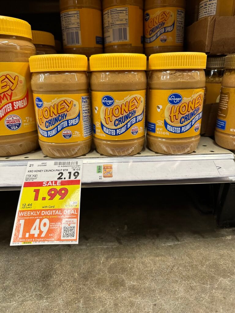 kroger peanut butter shelf image (1)