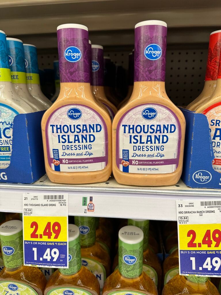 kroger salad dressing shelf image (6)