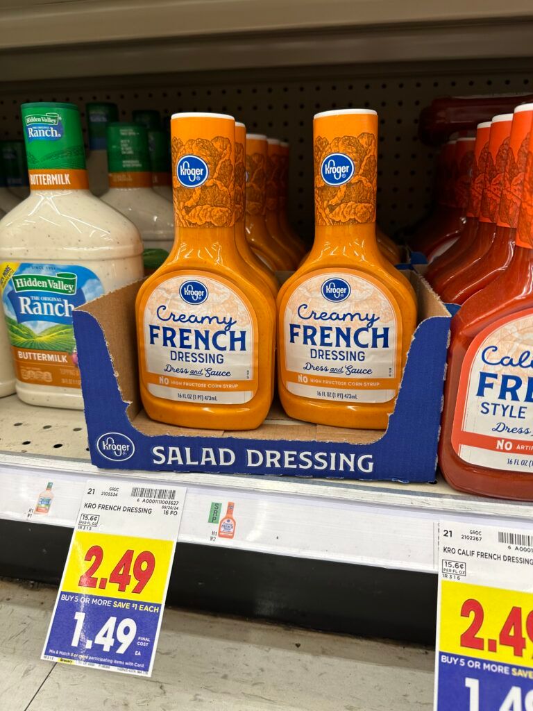 kroger salad dressing shelf image (6)