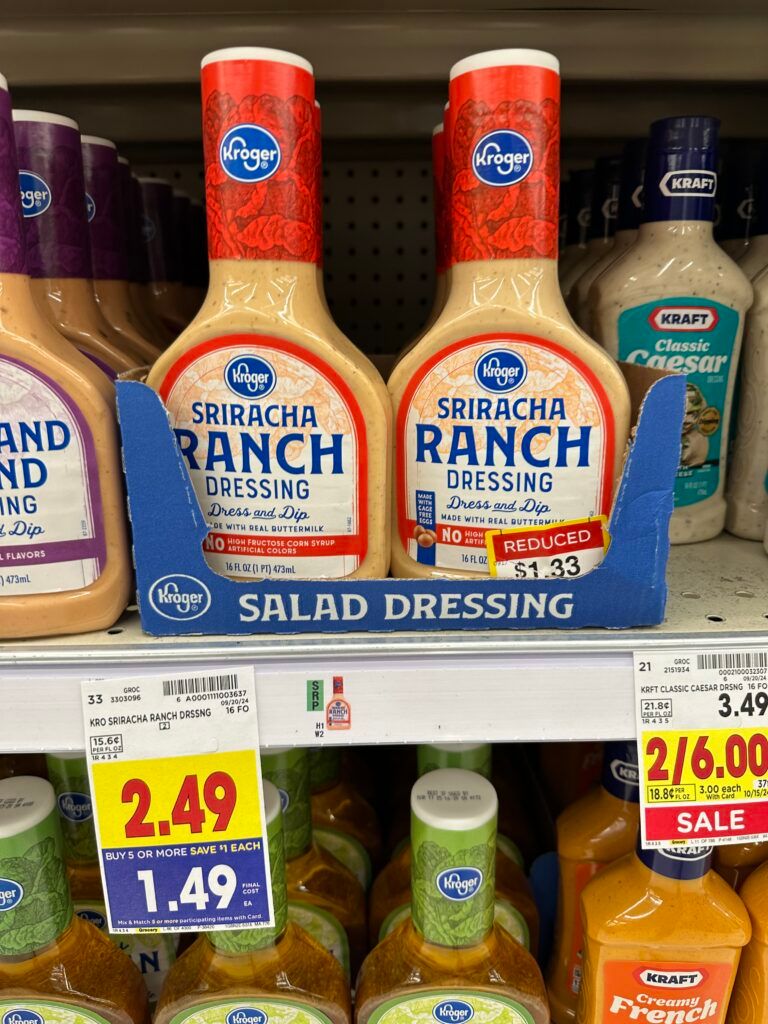 kroger salad dressing shelf image (6)