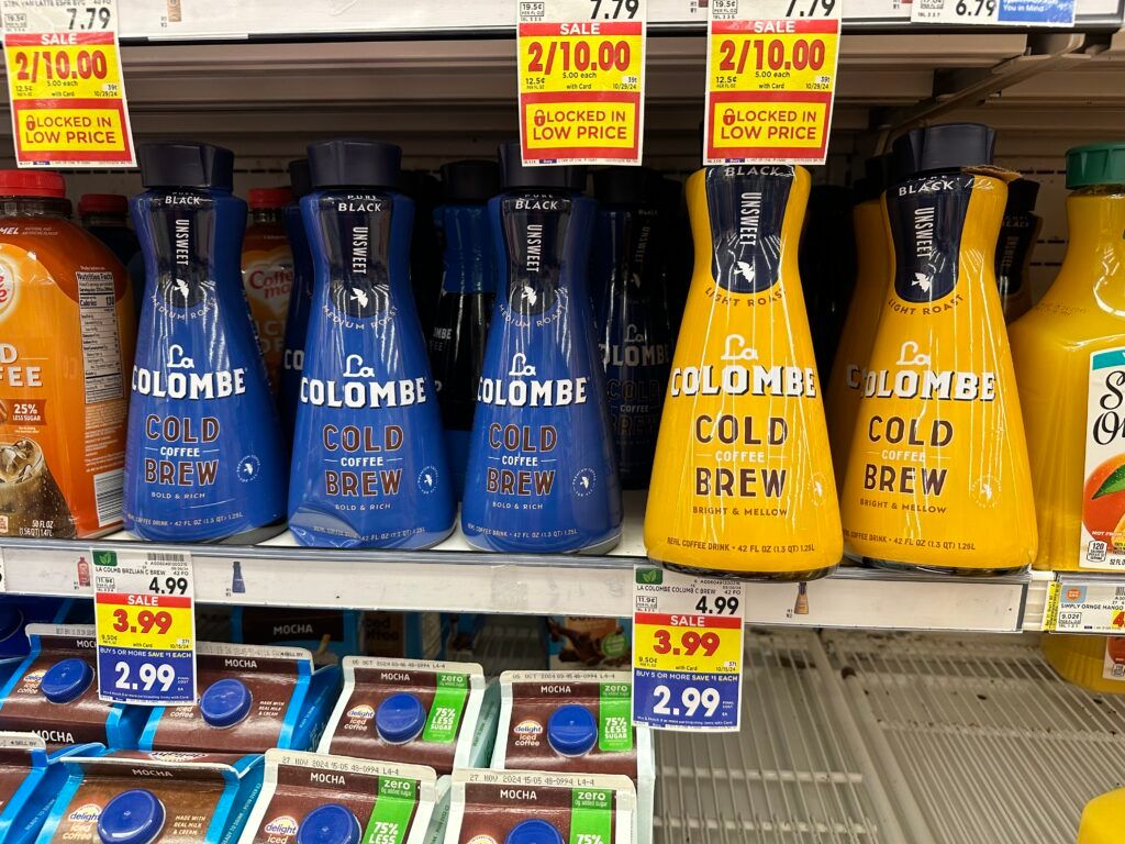 la colombe coffee kroger shelf image