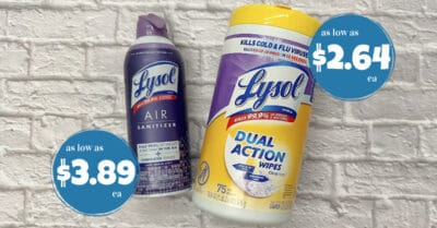 lysol wipes and air sanitizer kroger krazy 1