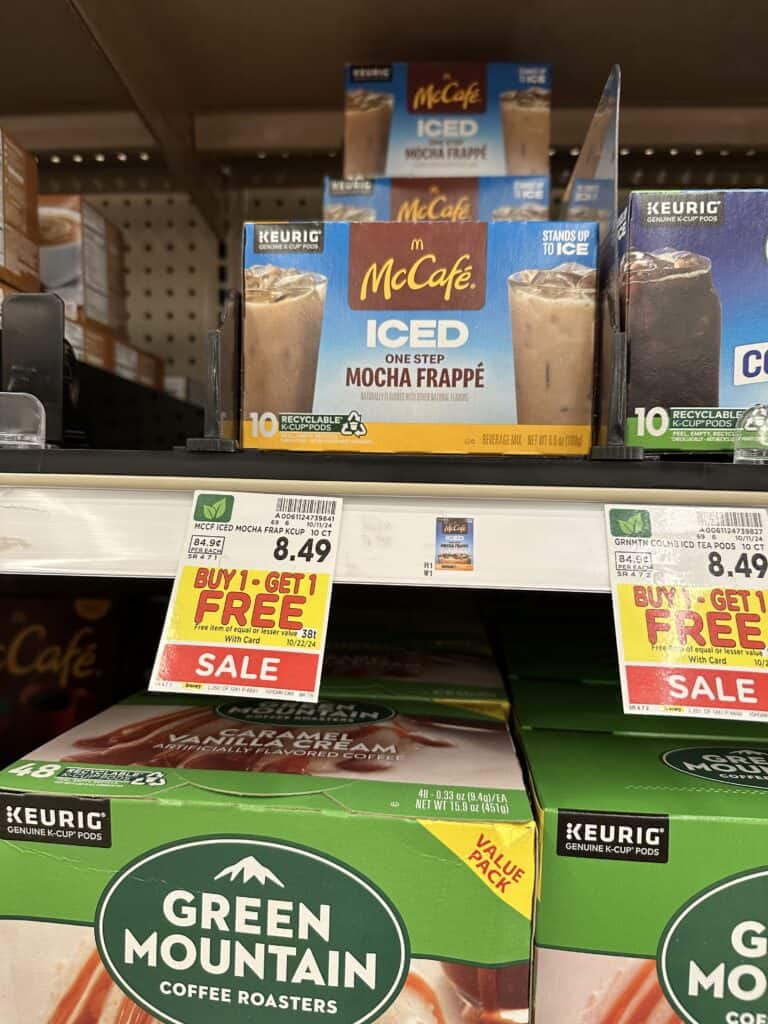 mccafe coffee kroger shelf image