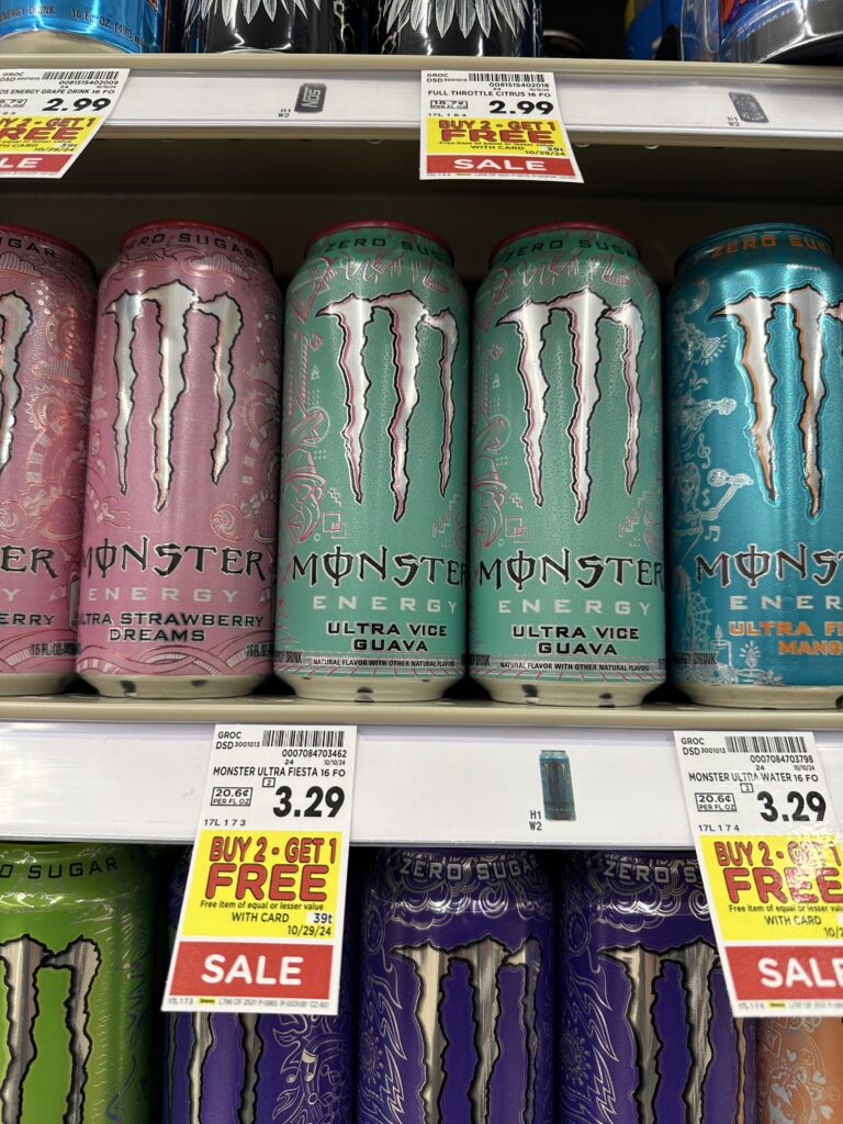 monster ultra vice guava kroger shelf image