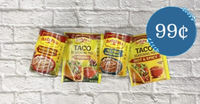 old el paso beans and taco seasoning kroger krazy