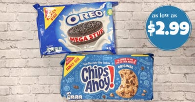 oreo and chips ahoy family size kroger krazy 1