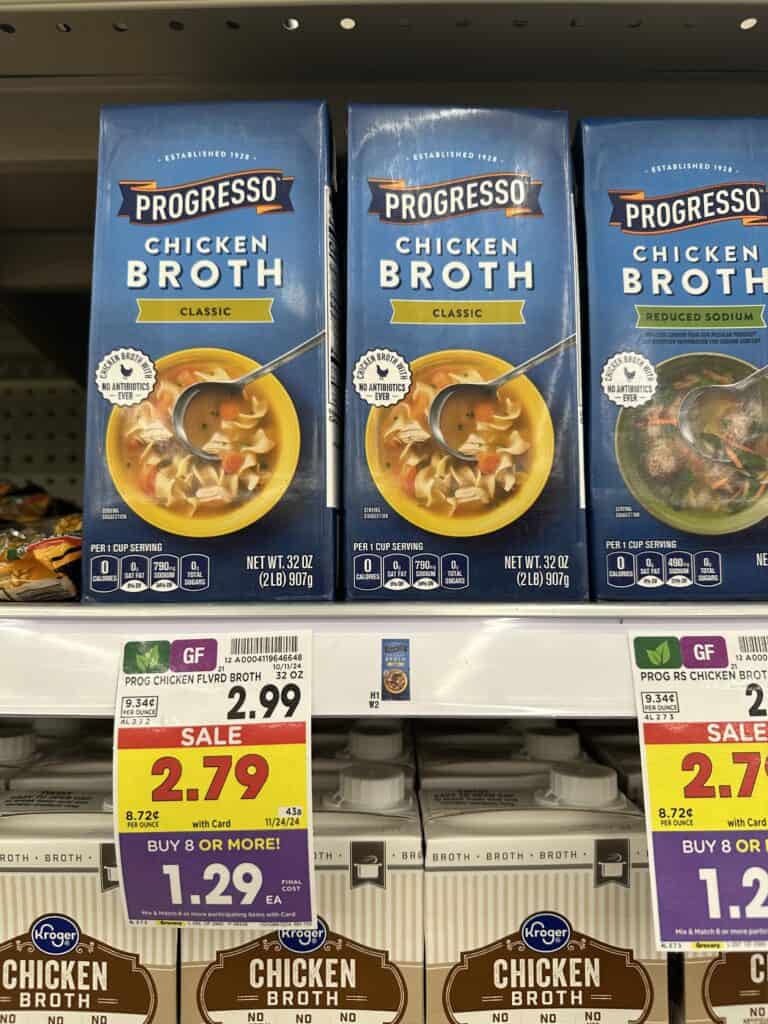 progresso broths kroger shelf image (1)