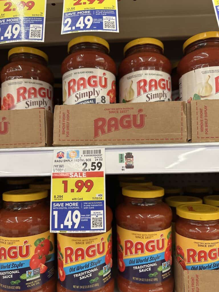 ragu pasta sauces kroger shelf image (4)