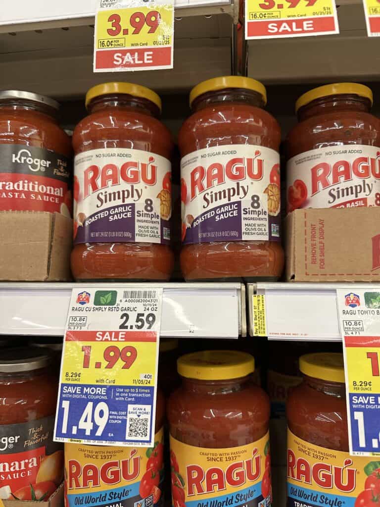 ragu pasta sauces kroger shelf image (4)