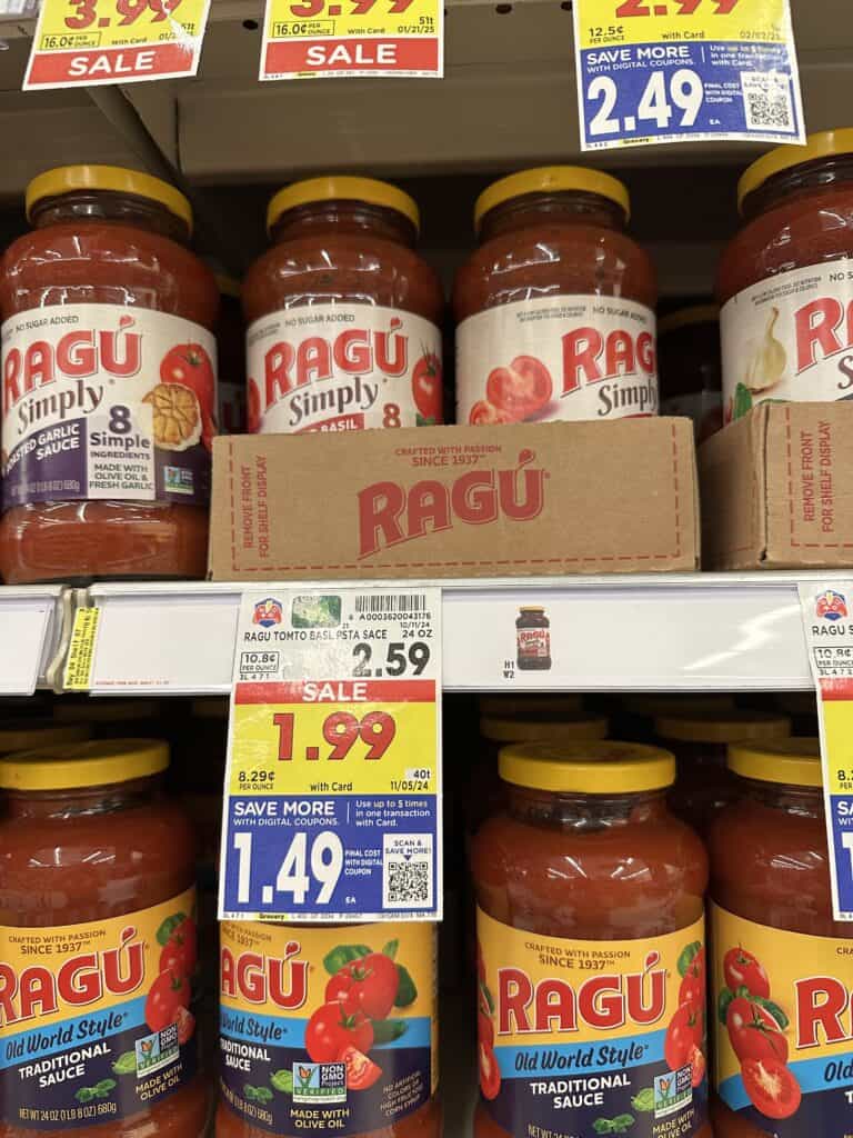 ragu pasta sauces kroger shelf image (4)