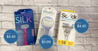 shick and intuition razors kroger krazy