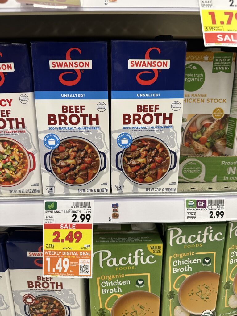 swanson broth kroger shelf image (1)