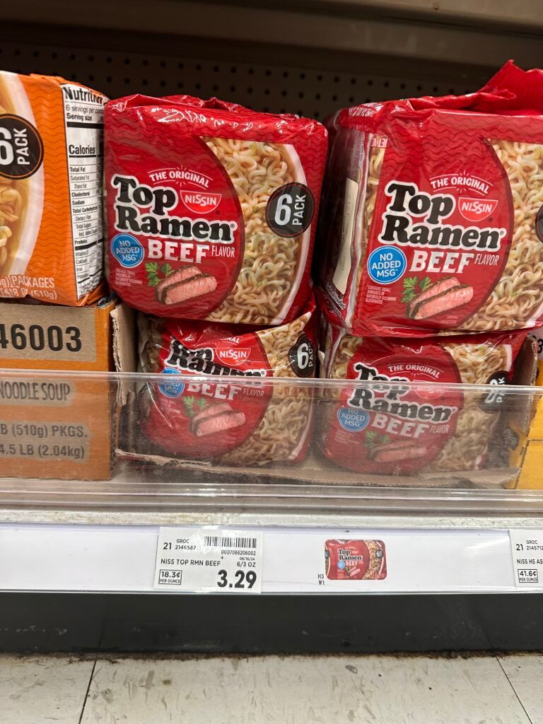 top ramen kroger shelf image (1)