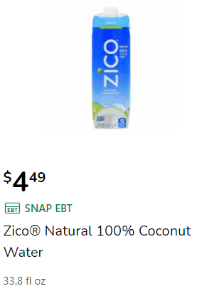 zico coconut water