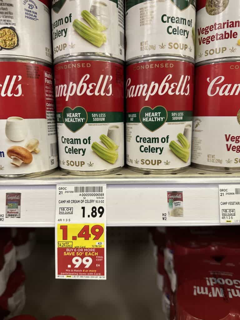 Campbell's Cans kroger shelf image (1)