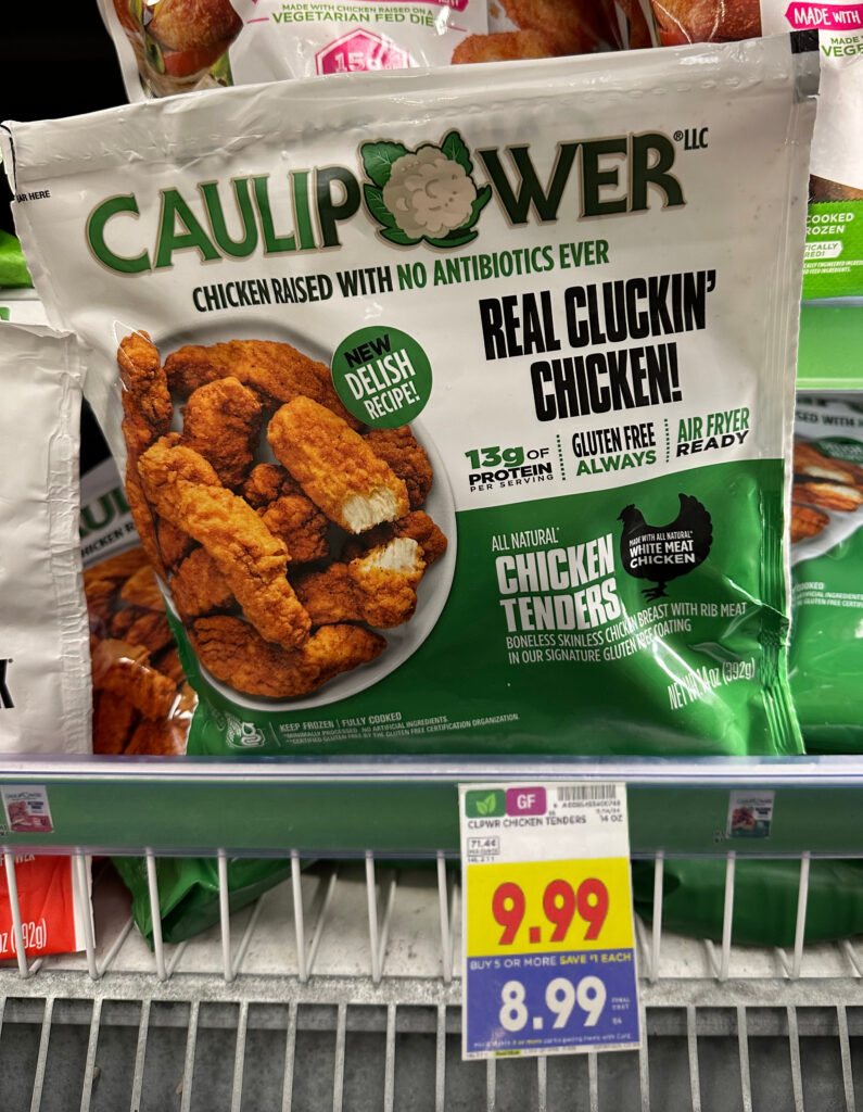 Caulipower Chicken Tendres Kroger Shelf Image
