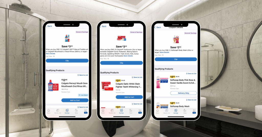 Colgate and Softsoap Kroger Digital Coupons