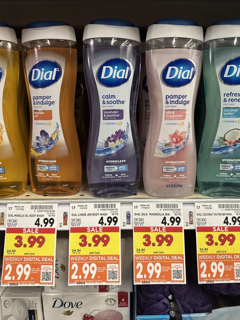 Dial Body Wash Kroger Shelf Image