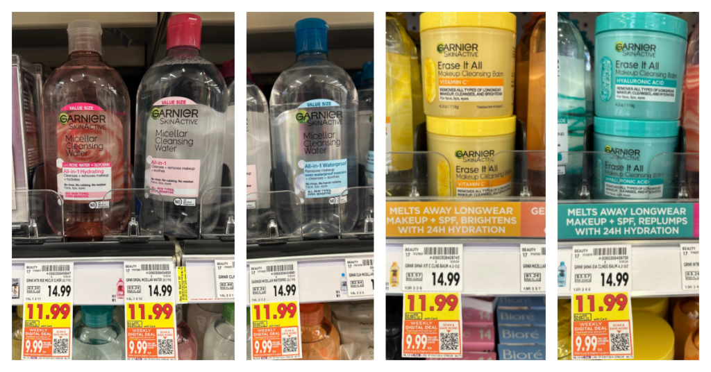 Garnier Micellar and Erase it all Makeup Cleansing Balm Kroger Shelf IMage