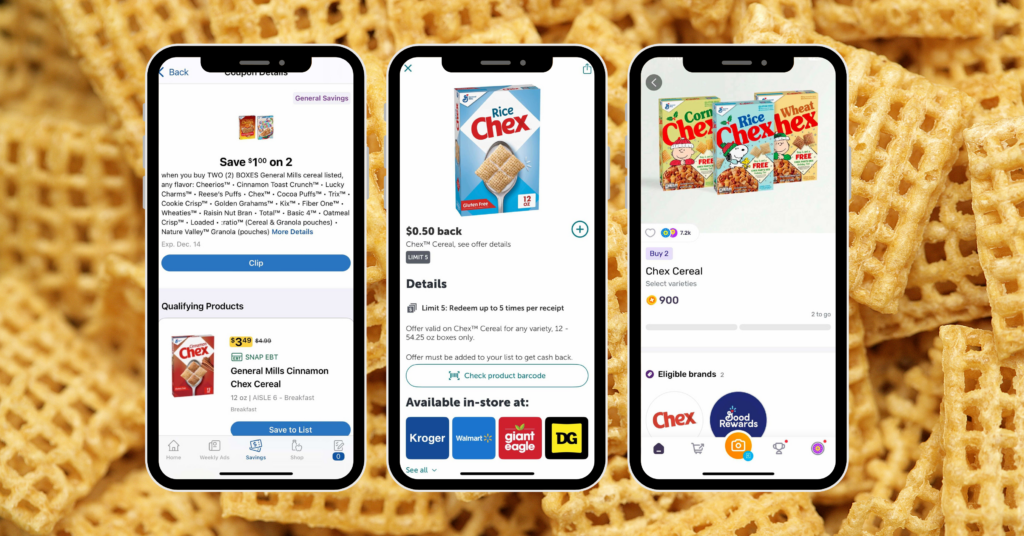 General Mill Chex Cereal Rebates Kroger